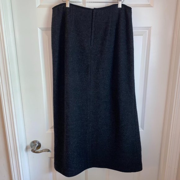 Vintage Women's Talbots 100% Wool Faux Wrap Maxi - Picture 4 of 7